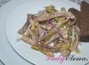 Рецепты салатов со свининой